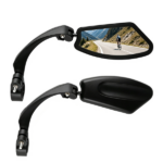 1 Pair Adjustable Bike Mirror HD Wide Angle Handlebar Mount Rear Bicycle View Mirrors (US Logistics only For USPS.TK/TMEU only For self-pickup)
