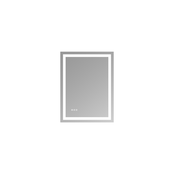 24"x32" LED Bathroom Mirror, Front-Lit and Back-Lit, 3 Color Tem Adjustable, Brightness Memory, Anti-fog LED Vanity Mirror[Unable ship on weekends, TK/TEMU only for pickup, only TX10643 warehouse supports GOFO]