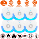 2026 Upgraded Ultrasonic Pest Repeller, Plug-in Insect Rodent Repellent with Dual Working Modes, 800-1200 Sq.ft Coverage, Safe for Human & Pets, for Mouse Roach Spider Mosquito Ant - Image 2