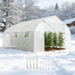 11.5' x 10' x 6.5' Outdoor Walk-in Greenhouse