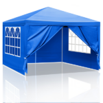 Same Code 44225798 10'x10' Gazebo Waterproof Outdoor Canopy Patio Tent Party Tent for Wedding BBQ Cater, Blue