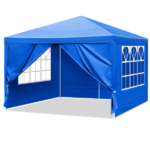 Same Code 44225798 10'x10' Gazebo Waterproof Outdoor Canopy Patio Tent Party Tent for Wedding BBQ Cater, Blue - Image 4