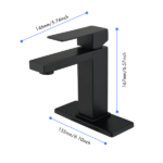 Bathroom Faucet,Single Handle Bathroom Vanity Sink Faucet - Image 7