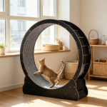 Wooden Cat Exercise Wheel - Image 5