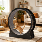 Wooden Cat Exercise Wheel - Image 6