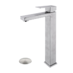 Bathroom Sink Single Handle Faucet with Pop-Up Drain (No Overflow) - Image 2
