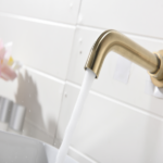 Wall Mounted Bathroom Sink Single Lever Handle Faucet with Pop-Up Drain (No Overflow) - Image 8