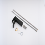 Waterfall Spout Bathroom Sink Single Handle Faucet with Pop-Up Drain (with Overflow) - Image 8