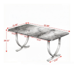 Dining Table(Only dining table) - Image 4
