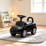 Black Baby Push Car for Toddlers – Under Seat Storage Ride-On Toy, 18-36 Months - Image 6
