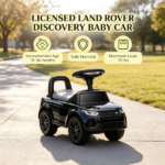 Black Baby Push Car for Toddlers – Under Seat Storage Ride-On Toy, 18-36 Months - Image 8