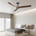 52 Inch Ceiling Fans with Lights Led Remote Control Low Profile Flush Mount for Living Room Bedroom Outdoor Patio,DC Motor,Reversible,Dimmable,Buzzer ON/Off, 3D-I3[Unable ship on weekends, TK/TEMU only for pickup, only TX10643 warehouse supports GOFO] - Image 8