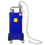 30 Gallon Caddy Tank Storage Drum Diesel Fuel Transfer with Universal Wheel Blue JGC30 Pantone 2748C - Image 4