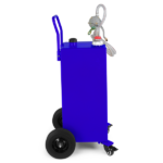 30 Gallon Caddy Tank Storage Drum Diesel Fuel Transfer with Universal Wheel Blue JGC30 Pantone 2748C - Image 8