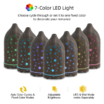 Essential Oil Diffuser for Home 7 LED Color Changing, Ultra Quiet, BPA-Free, Perfect for Office & Relaxation - Image 3