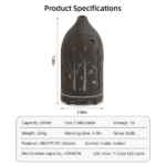200ml Essential Oil Diffuser for Home 7 LED Color Changing, Ultra Quiet, BPA-Free, Perfect for Office & Relaxation - Image 4