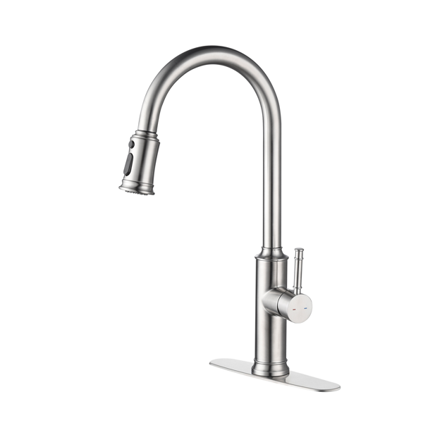 27591189_1 Kitchen Faucet with Pull Out Spraye - Image 1