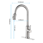 Kitchen Faucet with Pull Out Spraye - Image 3