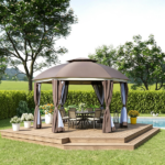 2' x 12' Round Outdoor Gazebo - Image 2