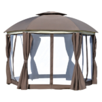 2' x 12' Round Outdoor Gazebo - Image 7