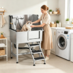Stainless Steel Dog Washing Station - Image 5