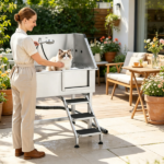 Stainless Steel Dog Washing Station - Image 7