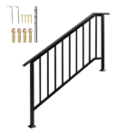 Handrails for Outdoor Steps Fits 4 to 5 Steps - Image 3