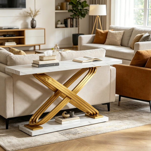 37239837_1 Long Console Table - Image 1