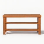 35.43"*11.02"*17.72" 3-Tier Bamboo Shoe Rack Walnut - Image 3