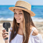 100 Speed Handheld Cooling Fan with Superconducting Ice Pack, 3000mAh Rechargeable Portable Mini Air Cooler with LCD Display for Summer Outdoor Travel - Image 7