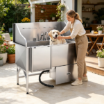 Stainless Steel Dog Washing Station - Image 2