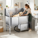 Stainless Steel Dog Washing Station - Image 5