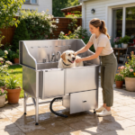 Stainless Steel Dog Washing Station - Image 8