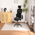 500LBS Big and Tall Office Chair Mesh Breathable, Gaming Chair with Adjustable Backrest Height & Headrest Angle & Adaptive Lumbar Lupport, Executive Computer Desk Chair with 2D Flip-Up Arms,Black. - Image 6