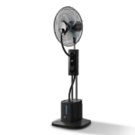 US Standard MH-MF40C Misting Fan, 110V 70W, 16 Inch Household Standing Mist Fan, 2.5L Detachable Water Tank, LED Display, PP Material & Aluminum Motor, Black, Ventilation & Humidification, Touch & Remote Control - Image 4