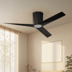 Ceiling Fans with Dimmable Led Lights, 52 Inch Flush Mount Ceiling Fan Remote Control, Quiet DC Reversible Motor for Summer Winter, Low Profile Modern ABS Blades Indoor Use, 3X-Z3[Unable ship on weekends, TK/TEMU only for pickup, only TX10643 warehouse supports GOFO] - Image 5