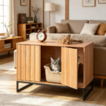 Wooden Cat Box Cabinet - Image 6