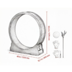 Wooden Cat Exercise Wheel - Image 3