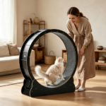 Wooden Cat Exercise Wheel - Image 6