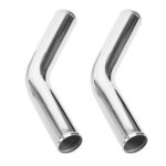64mm Aluminum Universal Turbo Intercooler Piping Tube Kit + Elbow Hose 2.5" - Image 3