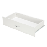 MDF Wood Simple 4-Drawer Dresser White - Image 8