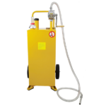 30 Gallon Gas Caddy Tank Storage Drum Gasoline Diesel Fuel Transfer Bright Yellow JGC30 RAL1003 - Image 4