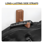600D Oxford Cloth Electric Bass Guitar Bag Black With Blue Line - Image 6