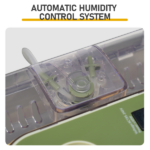 US Standard FYY-12 Egg Incubator, 110V, ≤35W, 12 Eggs Capacity, Square & Round Tray, Equipped with 1 Water Bottle, Grass Green Body with Transparent Top Cover, ABS & PET Material. Upgraded LED Egg Candling Function, Fully Automatic Egg Turning, Fahrenheit LCD Display for Temperature & Humidity, Day - Image 7