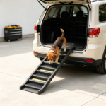 Black Folding Pet Car Ramp – Foldable Dog Ramp for Large Medium Small Dogs - Image 5
