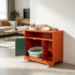 Wooden Cat Box Cabinet - Image 2