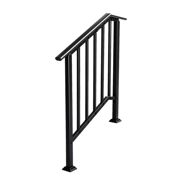 49258625_1 Handrails for Outdoor Steps Fits 2 to 3 Steps - Image 1