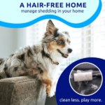 Blue pat your pet hair removal dog brush for hair removal - indoor cats use cat brush, long and short haired dogs use double-sided cat brush for hair removal and beauty tools, skin friendly - Image 4