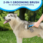 Blue pat your pet hair removal dog brush for hair removal - indoor cats use cat brush, long and short haired dogs use double-sided cat brush for hair removal and beauty tools, skin friendly - Image 7