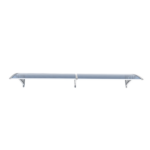 Awning for Door Entrance Window, 38x80 Inch Window Canopy Exterior, UV Rain Snow Protection for House Porch Patio Deck, Gray Bracket & Gray Blue Board - Image 3